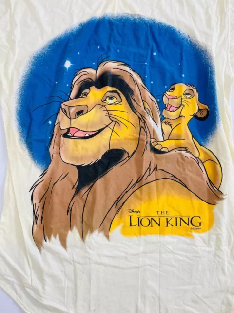 Vintage Disneys The Lion King Simba Mufasa Look At The Stars Big Logo Shirt Cart 2