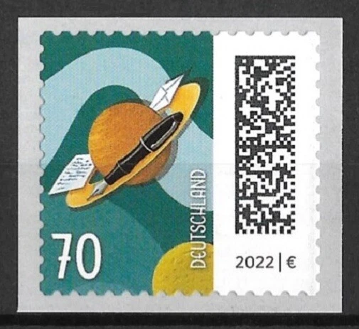 Bund Mi.Nr. 3678** (2022) postfrisch (selbstklebend)/Welt der Briefe (VI)