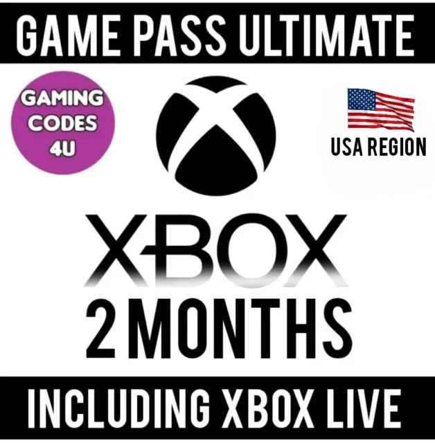 Abbonamento Xbox Game Pass Ultimate 2 Mesi & Gold Codice Abbonamento Live ✅ 1