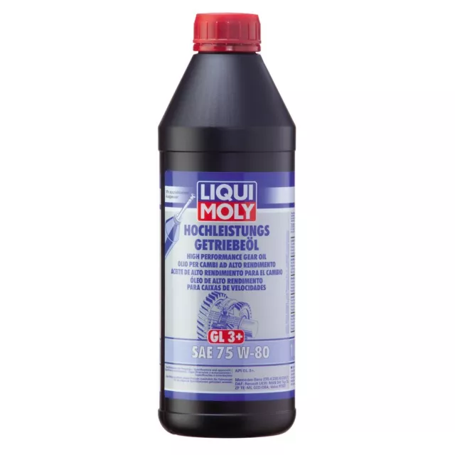 Getriebeöl LIQUI MOLY 4427 Hochleistungs-Getriebeöl (GL3+) SAE 75W-80 synth. 1 L