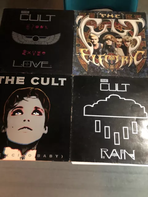 The Cult Vinyl Lp Record 2 Albums 2 12” Love Electric Edie Rain