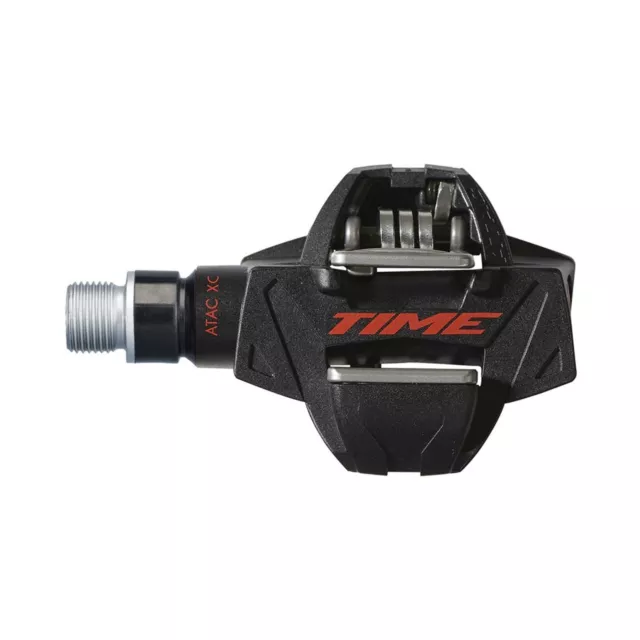 Time Xc 8 Xc/Cx Including Atac Cleats Bicycle Bike Pedal In Black/Red