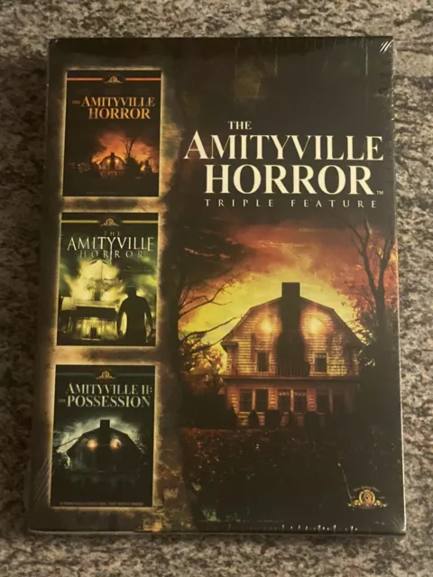 The Amityville Horror Triple Feature (DVD, Original, Sequel+Remake) NEW / SEALED