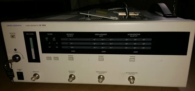 ONO SOKKI - LV-1610 Laser Doppler Vibrometer ONO SOKKI - LV-1610 Laser Doppler Vibrometer