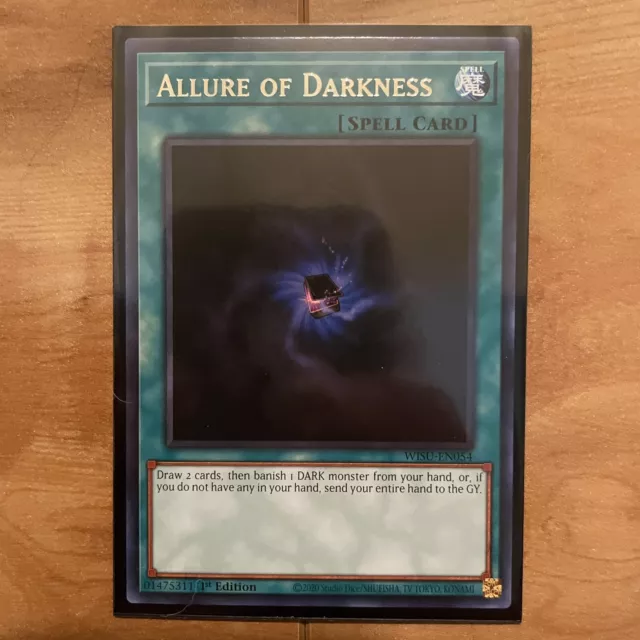YuGiOh Allure Of Darkness WISU-EN054 1st Edition Rare Konami