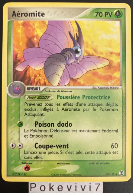 Carte Pokemon AEROMITE 49/112 Bloc EX Rouge Feu Vert Feuille FR NEUF