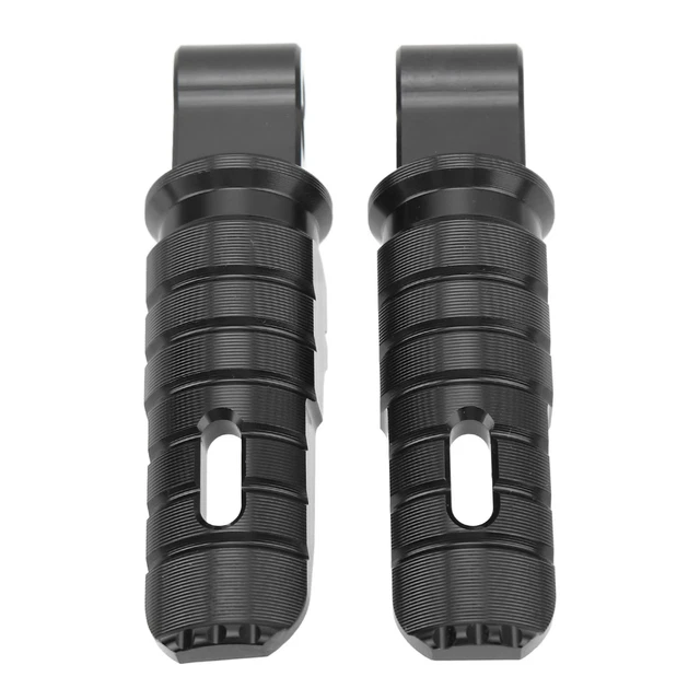 1 Pair Motorcycle Rear Foot Pegs CNC Process T6063 Aluminum Alloy For T