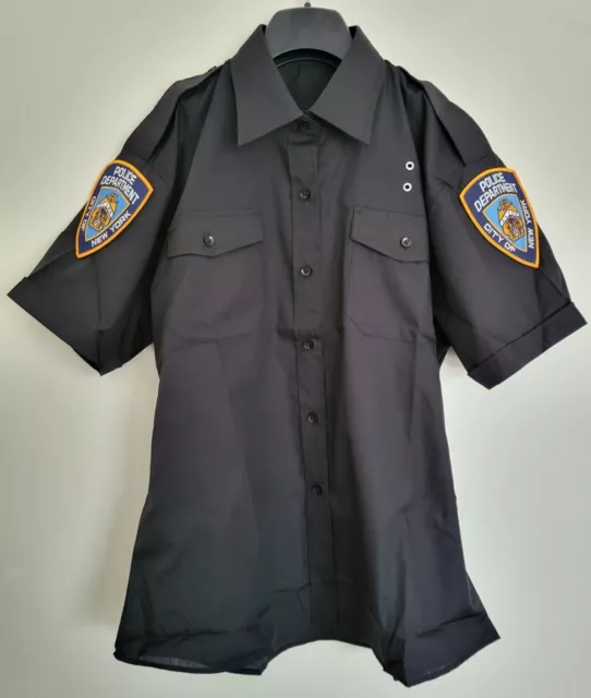 Neu, Us Police Uniform - Hemd, Damenbluse, Damenhemd Gr: S, M, Kostüm, New York