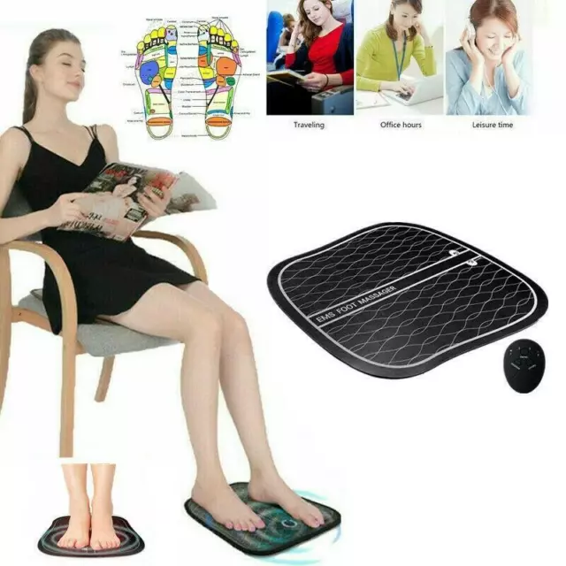 Circulation Machine Booster Foot Rest Leg Blood Massager Machine Remote Control