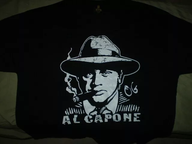 Al Capone T Shirt Choose Style, Size, Color T Shirt White Ink Up to 2XL 113625