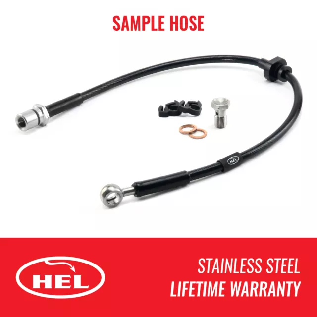 Front HEL Stainless Brake Hose for MG ZR 160 118kW HS02825