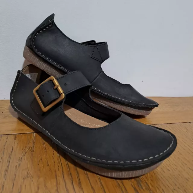 CLARKS ARTISAN BLACK leather Janey June Mary Jane shoes UK 3. 5 EU 36 Buckle 29.99 PicClick UK