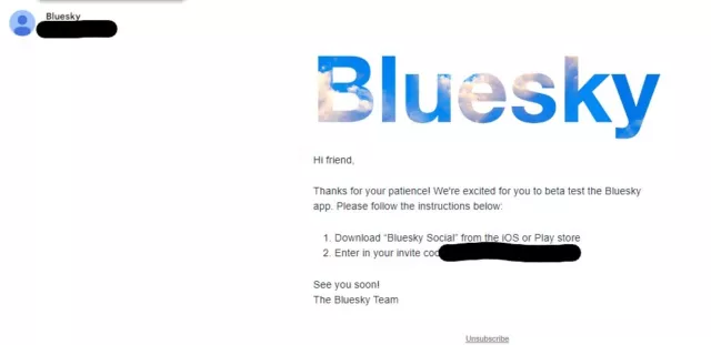Bluesky Social Invite Code - 100% Guarantee  - Delivered Via Ebay Messages 24 hr