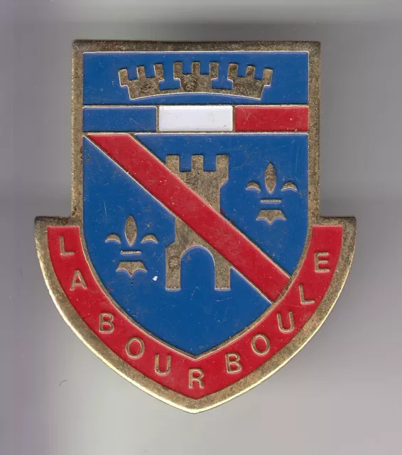 Rare Pins Pin's .. Tourisme Blason Arm  Auvergne Thermes La Bourboule 63 Big ~Dn