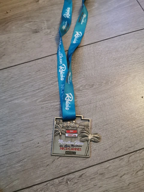 Médaille Marathon Des Alpes Maritimes 2019 – Finisher Relais 1/3 – Nice Cannes