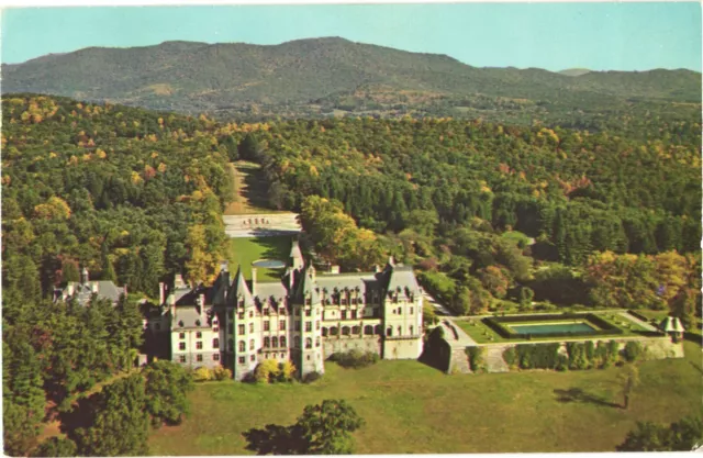 Aerial View of Biltmore House And Gardens, Asheville, North Carolina Postcard