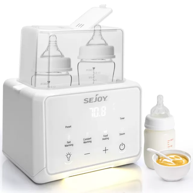 Bottle Warmer for Baby 6 in 1 breastmilk Formula Milk Warmer Baby Food Heating