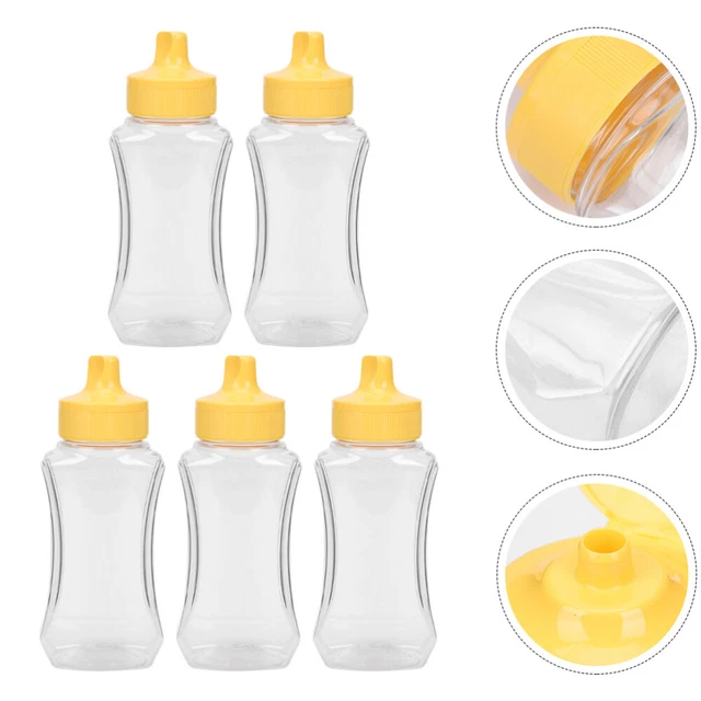 5% bottiglie di miele spremere vuote contenitore ketchup salsa dispenser bottiglie