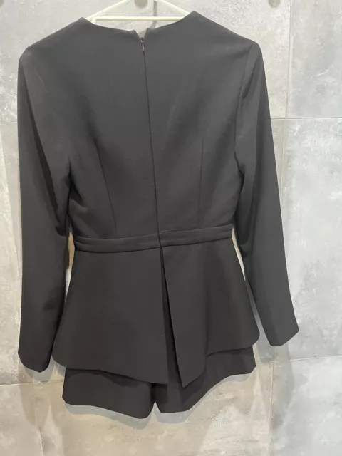 FINDERS KEEPERS ‘Next In Line’ Black Playsuit Size M NWT 3