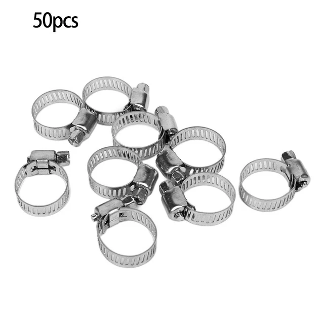 Clip a verme in acciaio inox per confezione linea carburante da 50 diametri regolabili