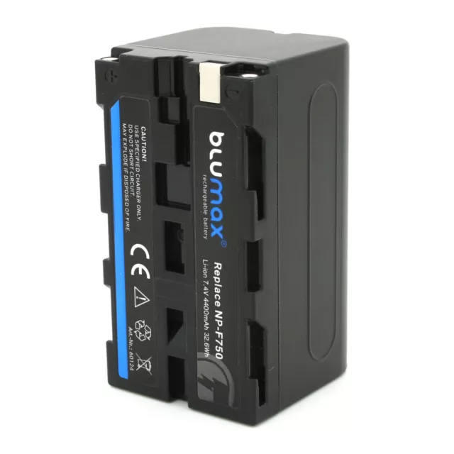 Akku für Sony NP-F750 | 60124 | 4400mAh | NP-F330 F530 F550 F730 F770 F930 F970