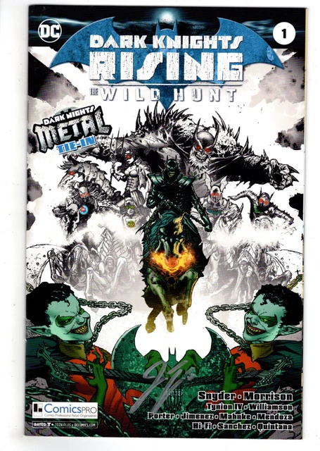 Dark Knights Rising Wild Hunt #1 (2018) - Grade Nm - Comicspro Signed Variant!