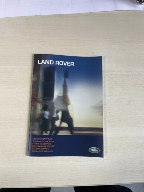 Range Rover Sport LR320 Service History book Blank  Suitable For All Models