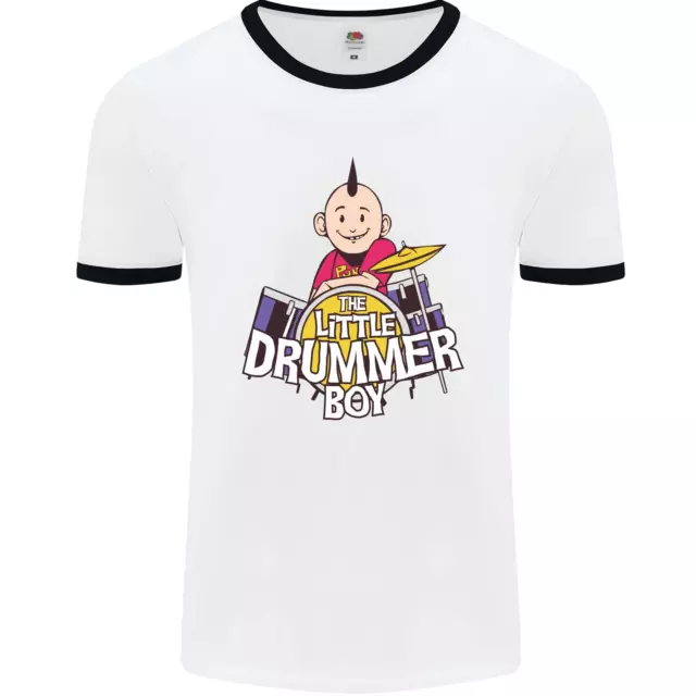 T-shirt da uomo The Little Drummer Boy divertente batteria