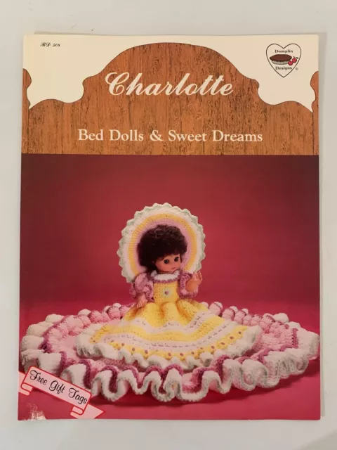 Muñecas de cama Charlotte y sueños dulces muñeca de ganchillo patrón diseños de albóndigas BD508