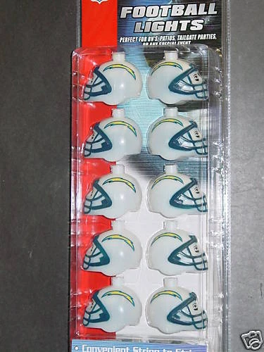 NFL San Diego Chargers Helmet Light Sets (2 Sets) NEW