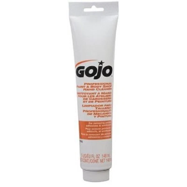 New GOJO 1016 Professional Paint and Body Shop Hand Cleaner, 5 oz Tube