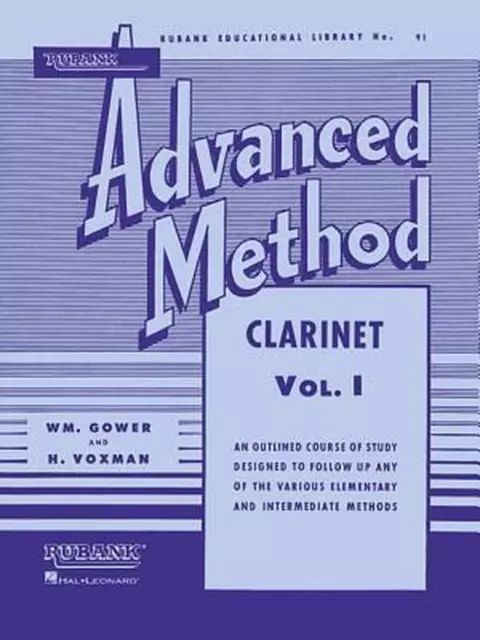 Rubank Advanced Method - Clarinet Vol. 1 (English) Paperback Book