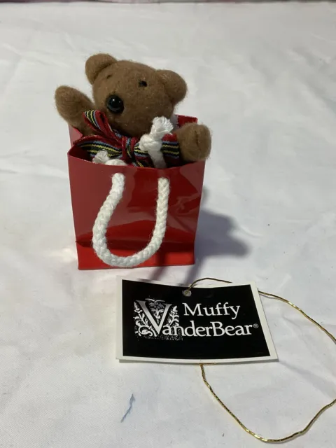 Muffy VanderBear Teddy Bear and Shopping Bag Accessory , 1990 Vintage
