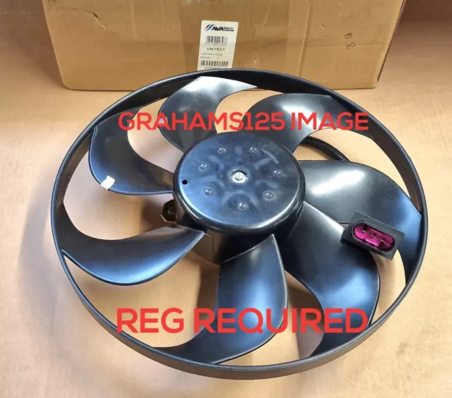 Radiator Fan Fits Audi Seat Skoda Vw Ava Vn7521