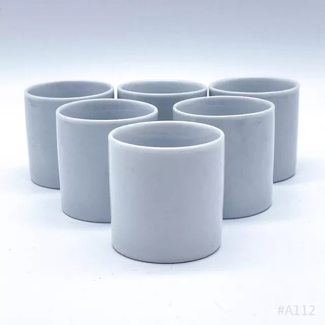 6er Set Vintage Huevera de Porcelana Blanco 6 Unidad 4,5cm