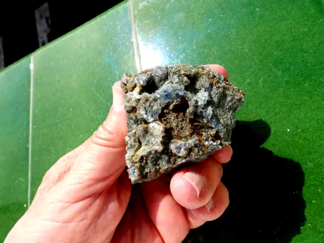 Minerales " Fabulosos Cristales De Quarzo Azul De Olvera (Cadiz) -  4B14 "