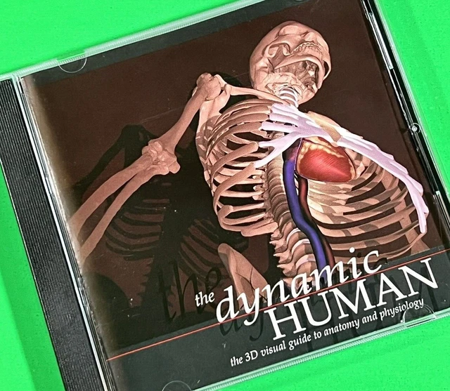 Rom Visual THE DYNAMIC HUMAN Version 3D Visual Guide to Anatomy CD-ROM Windows ...