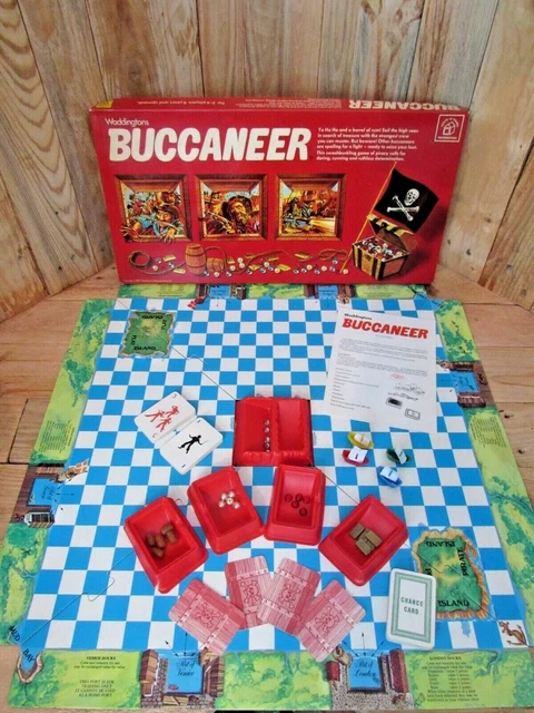 VINTAGE WADDINGTONS BUCCANEER Board Game 1975 - 100% Complete £29.95 ...