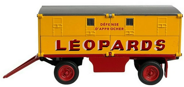Remorque cage Léopards Direkt collections Cirque PINDER