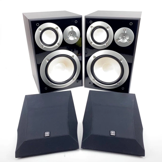 YAMAHA NS6490 BOOKSHELF 3 Way Stereo Speakers Tested & Working 62.99