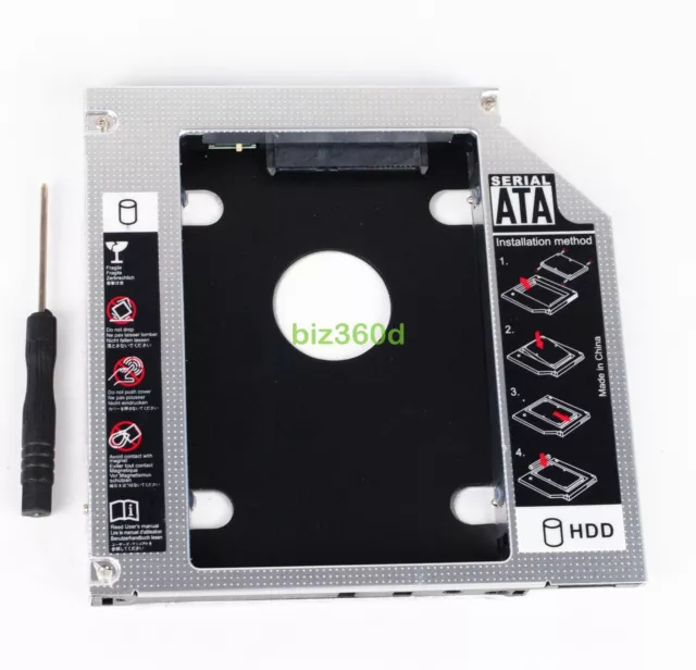 2nd Second HDD SSD Hard Drive Caddy for Lenovo IdeaPad G500 G510 G530 G550 G555