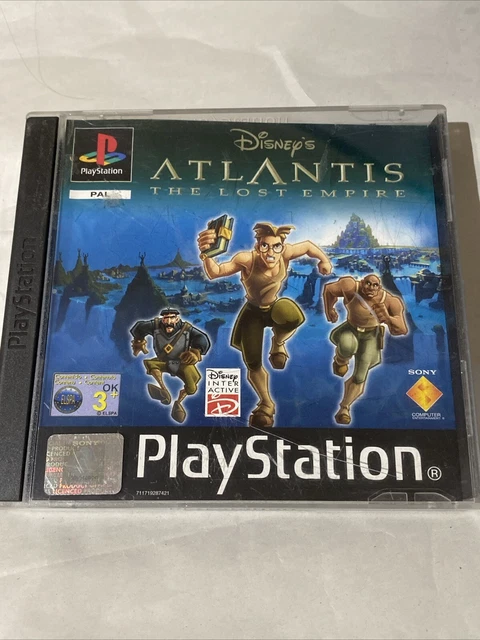 DISNEY'S ATLANTIS THE LOST EMPIRE PLAYSTATION 1 PS1 COMPLETE MANUAL ...