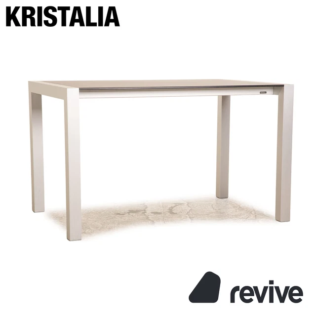 Kirstalia Madera Mesa de Comedor Negro Plata 125 X 80CM