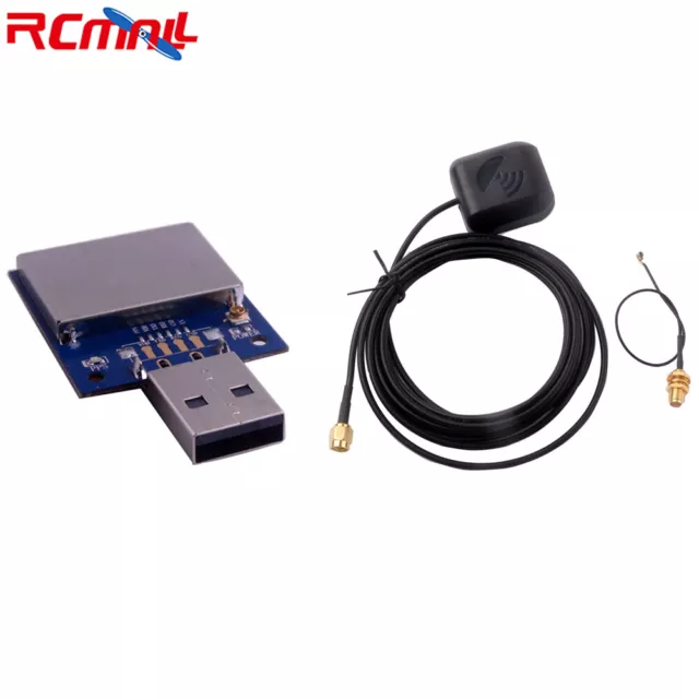 USB GPS Module Beidou Glonass Receiver Navigation GPS Antenna IPX to SMA Cable