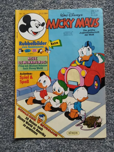 Walt Disneys Micky Maus Heft Nr. 14/31.3.1984 - ohne Extra
