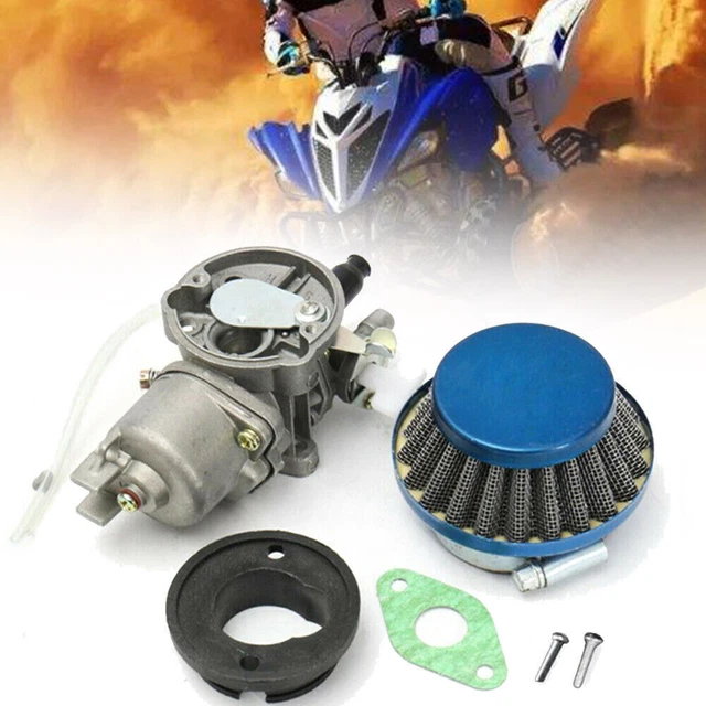 Filtro aria carburatore per 47cc 49cc mini moto ATV dirt bike pocketbike blu DA