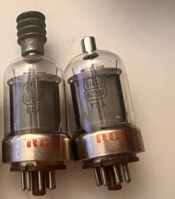 Pair 6146b 8298A NOS Power Transmitter Amplifier Tubes Hamm Radio (nos)