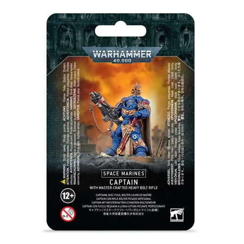 Space Marines: Captain with Master-Crafted Bolt Rifle - Brand New & Sealed