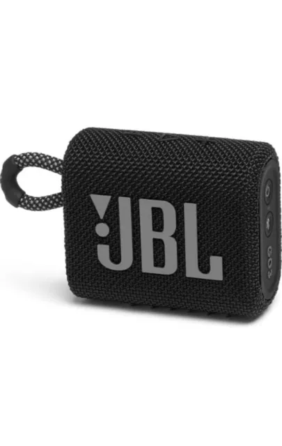 JBL GO 3 Speaker Bluetooth Portatile, Cassa Altoparlante Wireless Nera