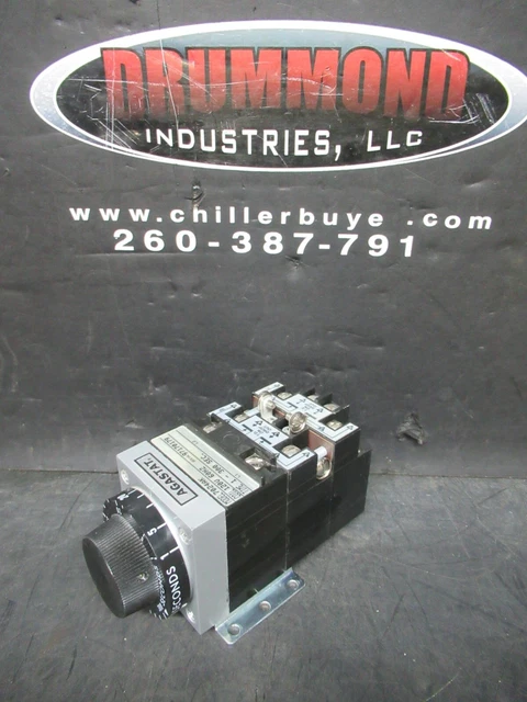 Agastat Time Delay Relay 1-300 Seconds 7024Ak 120 Volt Voil 600 Vac 10 Amp